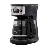Mr. Coffee 12-Cup Programmable Coffee Maker - Black/Stainless Steel