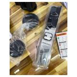 Retractable Baby Gate,Mesh Baby Gate or Mesh Dog Gate,33" Tall,Extends up to 55" Wide,Child Safety Gate for Doorways, Stairs, Hallways, Indoor/Outdoor New Black,33"x55"