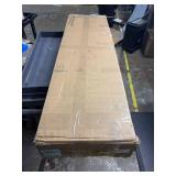 Retails for $130! Furnulem Twin Size Bed Frame, Headboard with LED Light and Charging Station, Metal Platform Bed with 2 Underbed Drawers