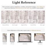 Washable Beige Area Rug 8x10 Modern Abstract Living Room Large Carpet Bedroom Neutral Soft Throw Rug Low Pile Non Slip Indoor Contemporary Floor Cover for Dining Room Office