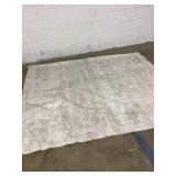 Washable Beige Area Rug 8x10 Modern Abstract Living Room Large Carpet Bedroom Neutral Soft Throw Rug Low Pile Non Slip Indoor Contemporary Floor Cover for Dining Room Office