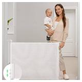 Light Small Retractable Baby gate 41 inch W