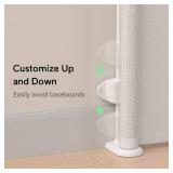 Light Small Retractable Baby gate 41 inch W