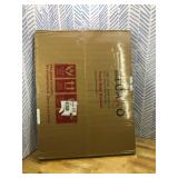 LOAAO 24X32 Inch Black Metal Framed Bathroom Mirror for Wall, Matte Black Bathroom Vanity Mirror Farmhouse, Large Rounded Rectangle Mirror, Anti-Rust, Hangs Horizontally or Vertically