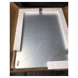 LOAAO 24X32 Inch Black Metal Framed Bathroom Mirror for Wall, Matte Black Bathroom Vanity Mirror Farmhouse, Large Rounded Rectangle Mirror, Anti-Rust, Hangs Horizontally or Vertically