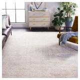 Retails for $125! SAFAVIEH Area Rug 8x10 - Adirondack Collection - Large - Beige & Slate, Modern Abstract Design, Non-Shedding & Easy Cleaning, Ideal for Living Room, Bedroom, Office, Dining Space (AD