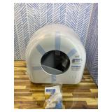Retails for $200! Self Cleaning Cat Litter Box Automatic Litter Box Large Capacity for Multiple Cats, App Control with Safety Sensors, 2 Rolls Garbage Bags,Removable Washable Liner,Grey