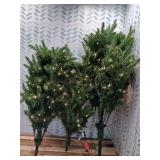 Retails $315! National Tree Company 7-Ft Feel-Real Pacific Mixed Pine 350-Light Artificial Christmas Tree, Green