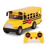 DRIVEN by Battat RC School Bus: Remote Control Vehicle for Fine Motor Skills, Battery-Powered Toy Bus (MISSING REMOTE CONTROL) - Retail: $50