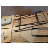 Fabric Bin Side Table Black Frame - Room Essentials - Retail: $50