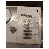 BROAN Glacier 30 Inch 350 Max Blower, 1.5 Sones, Under-Cabinet Range Hood, White, ENERGY STAR (SEE DETAILS) - Retail: $299