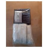 Max Blackout Leaf Reversible Grommet Top Energy Saving 100% Blackout Single Curtain Panel 50 in. W X 84 in. L