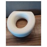 HealthSmart Toilet Seat Riser for Comfort and Elevation Fits Most Toilets