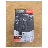 Square Compact Matte Black Electronic Single Cylinder Deadbolt Wi-Fi Enabled Powered by Hubspace - Retail: $179