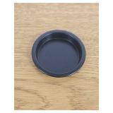 Closet Door Pull, Flush, 2in., Classic Black (8-pack)