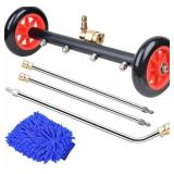 EVEAGE16 in. Pressure Washer Water Broom for Cleaning Surfaces, female to Male (See Details)