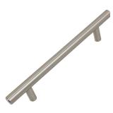 GlideRite 5 in. Center Modern Cabinet Pull  Stainless Steel  Pack of 10