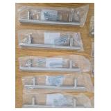 GlideRite 5 in. Center Modern Cabinet Pull  Stainless Steel  Pack of 10