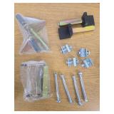 VEVOR Motorcycle Stand Lift 850lbs Front Rear Combo Stand Lift Stand Front Wheel Fork Stand Rear U+L Fork Swingarm Spool Stand Compatible with Most Yamaha Honda Kawasaki Suzuki Motorcycles Black - Ret