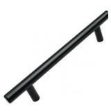 GlideRite 5 in. Center Modern Cabinet Pull  Matte Black 10 Count