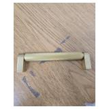 GlideRite 5  Screw Spacing Satin Gold Solid Knurled Bar Pull Cabinet Hardware Handle 20 Count