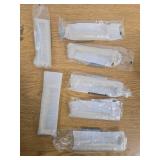 GlideRite 5  Screw Spacing Satin Gold Solid Knurled Bar Pull Cabinet Hardware Handle 20 Count