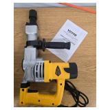 VEVOR Demolition Jack Hammer, 1400W Electric Jackhammer Heavy Duty, 2900 BPM Jack Hammer Concrete Breaker, with 1 Point Chisel, 1 Flat Chisel, Storage Case, Gloves and Goggles, for Demolition - Retail