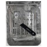 VEVOR Commercial Electric Deep Fryer 18.2 qt. Electric Countertop Fryer 3000 Watt Stainless Steel Dual Deep Fryer, Silver - Retail: $85