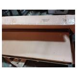 Zinus Alexia 12 Inch Wood Platform Bed with Headboard / No Box Spring Needed / Wood Slat Support / Rustic Pine Finish  Queen - Retail: $318