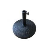 Mainstays 22 Lbs Black Round Powder Coated Resin Patio Umbrella Base