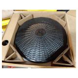 Mainstays 22 Lbs Black Round Powder Coated Resin Patio Umbrella Base