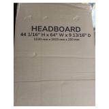 Polifurniture Madison Queen Size Wood Bookcase Headboard, White (Damage-See Pics) - Retail: $92