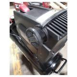 8 Gal. 150 PSI Portable Electric Oil-Free Horizontal Hotdog Air Compressor with Rubber Wheels and 1-Quick Coupler (Missing a Wheel) - Retail: $149