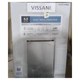 4.3 cu. ft. Mini Refrigerator in Stainless Steel, ENERGY STAR - Retail: $179