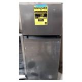 4.5 cu. ft. 2-Door Mini Refrigerator in Platinum Steel with Freezer (See Details) - Retail: $259