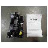 VEVOR Hydraulic Motorcycle Lift Jack 1500 LBS Capacity ATV Scissor Lift Jack Portable Motorcycle Lift Table with 4 Wheels Hydraulic Foot-Operated Hoist Stand (One Wheel is Broken)- Retail: $130