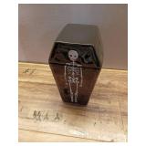 Way to Celebrate Halloween Ceramic Coffin Treat Jar, Food Storage