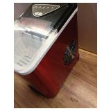 Frigidaire  26 Lbs. Countertop Ice Maker  Bullet Shaped Ice  Red Stainless Steel - Retail: $180