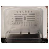 Frigidaire  26 Lbs. Countertop Ice Maker  Bullet Shaped Ice  Red Stainless Steel - Retail: $180