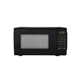 Mainstays 0.7 Cu ft Countertop Microwave Oven, 700 Watts, Black - Retail: $58