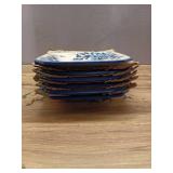 Pack of 6 ,The Pioneer Woman Delilah Stoneware Dinner Plate, Blue