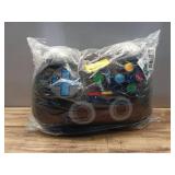 Your Zone Kids Gamer Weighted Plush Pillow, 17" x 12", Black