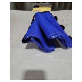 Bulyoou 8 Pcs Mesh Fly Boots for Horse Breathable Mesh Horse Boots Protective Horse Leg Wraps Horse Leggings for Preventing Flies and Mosquitoes Bites (Dark Blue, Sky Blue)