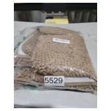 OLANLY Bathroom Rugs 36x24, Extra Soft Absorbent Chenille Bath Rugs, Rubber Backing Quick Dry, Machine Washable Bath Mats for Bathroom Floor, Tub and Shower, Home Decor Accessories, Tan