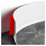 Heonay Flexible Baseboard Molding Trim 4 Inch Self-Adhesive Vinyl Wall Base Peel and Stick Cove Base Rubber Wall Baseboard Moulding Trim (20Ft,grey)