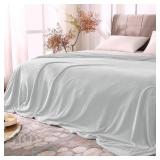 BEDELITE Fleece Blanket King Size Blankets for Bed, Luxury Plush Cozy Fuzzy Blanket 108x90 inches, Super Soft Warm Lightweight Throw Blanket All Seasons Suitable, Dove Gray
