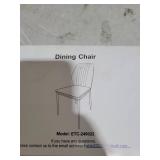 Dining Chairs Set of 4, Upholstered Leather Mid-Century Modern Chair, Kitchen Chair with Metal Legs for Room, Living Waiting Farmhouse