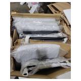 Dining Chairs Set of 4, Upholstered Leather Mid-Century Modern Chair, Kitchen Chair with Metal Legs for Room, Living Waiting Farmhouse