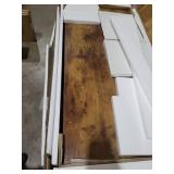 Shoe Cabinet with 2 Flip Drawers & Open Storage,Farmhouse Shoe Storage Cabinet for Entryway,Freestanding Narrow Organizer Rack with Legs,Foyer,Hallway,Dark Walnut