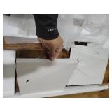 Shoe Cabinet with 2 Flip Drawers & Open Storage,Farmhouse Shoe Storage Cabinet for Entryway,Freestanding Narrow Organizer Rack with Legs,Foyer,Hallway,Dark Walnut